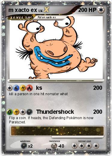 Pokemon m xacto ex