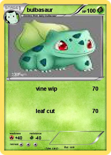 Pokemon bulbasaur