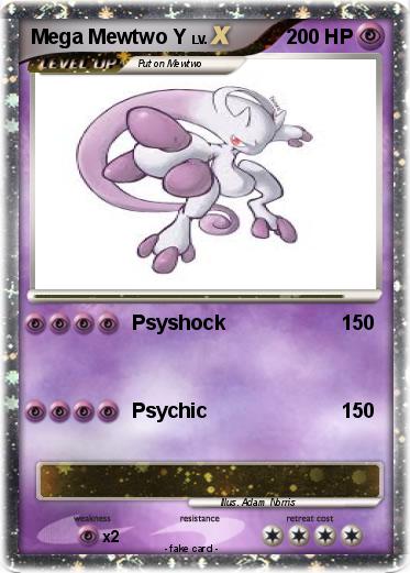 Pokemon Mega Mewtwo Y