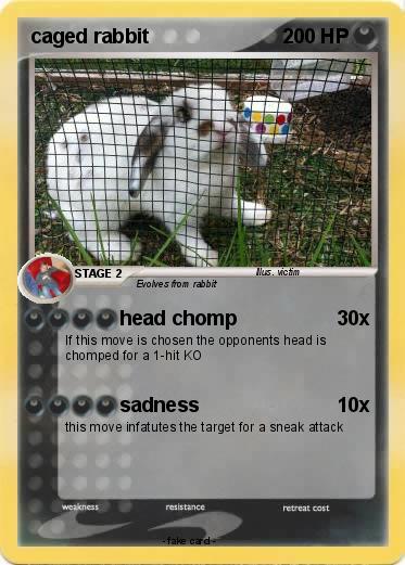 Pokemon caged rabbit