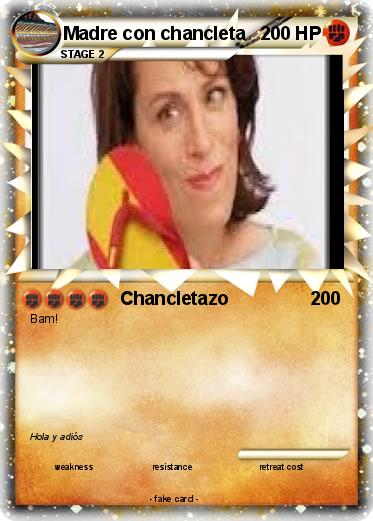 Pokemon Madre con chancleta