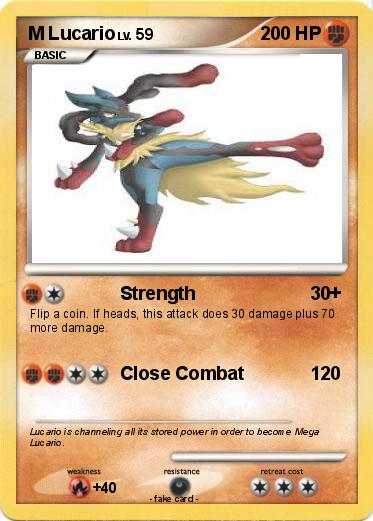 Pokemon M Lucario