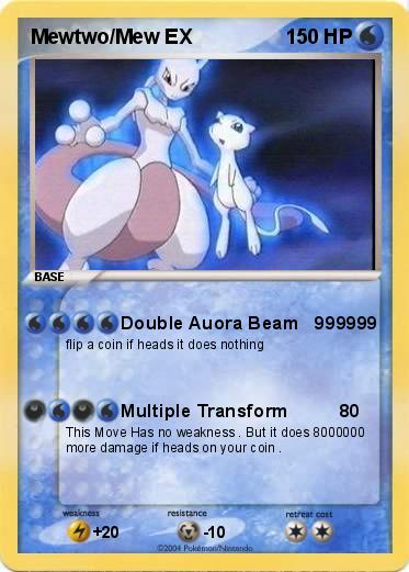 Pokemon Mewtwo/Mew EX