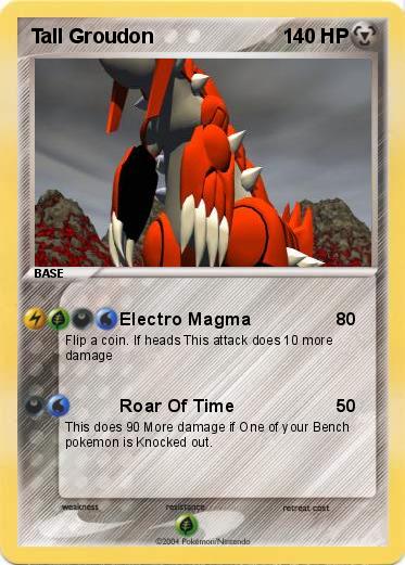 Pokemon Tall Groudon