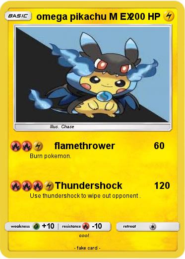 Pokemon omega pikachu M EX