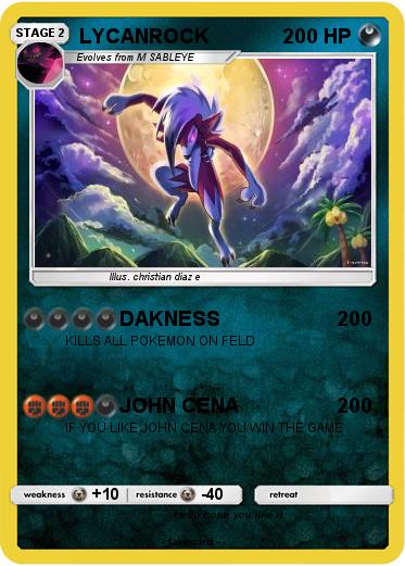 Pokemon LYCANROCK