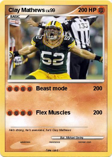 Pokemon Clay Mathews