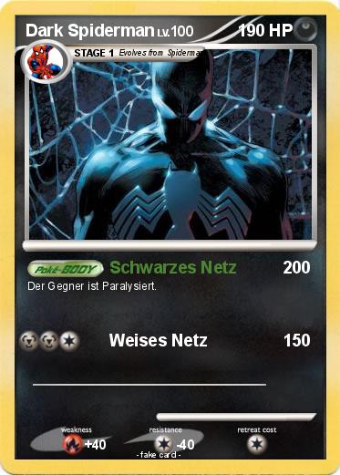 Pokemon Dark Spiderman