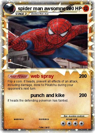 Pokemon spider man awsomnese