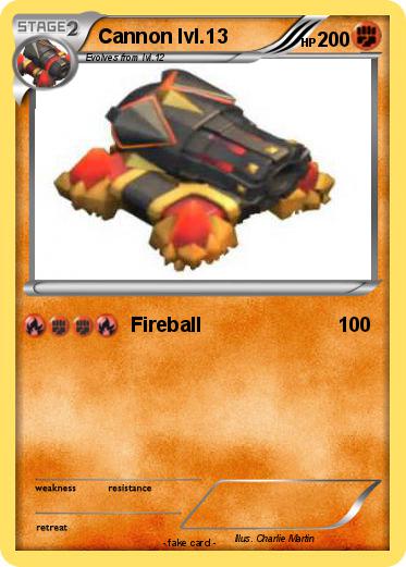Pokemon Cannon lvl.13