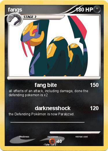 Pokemon fangs