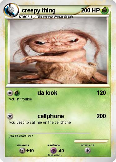 Pokemon creepy thing
