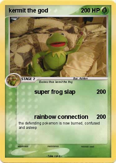 Pokemon kermit the god