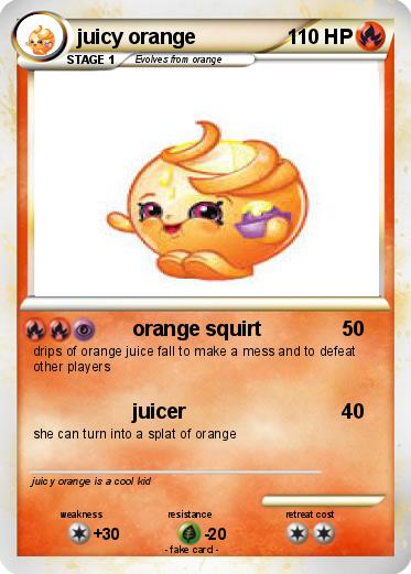 Pokemon juicy orange