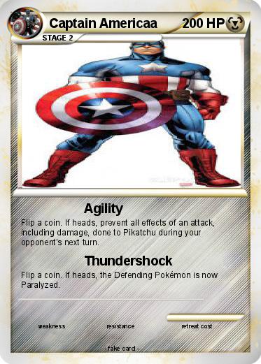 Pokemon Captain Americaa