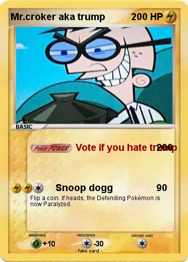 Pokemon Mr.croker aka trump