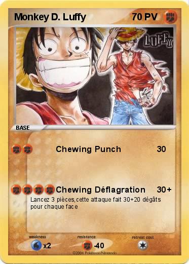 Pokemon Monkey D. Luffy