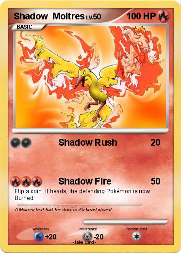 Pokemon Shadow  Moltres