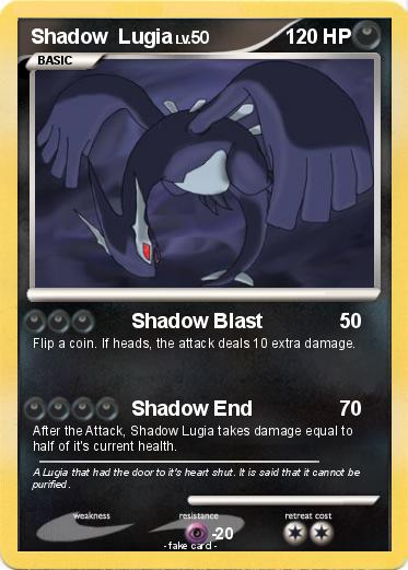 Pokemon Shadow  Lugia