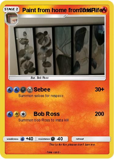 Pokemon Paint from home from real life