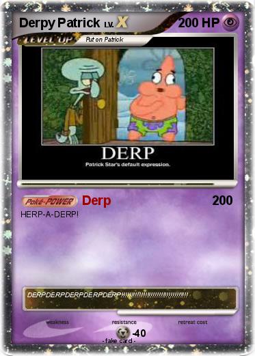 Pokemon Derpy Patrick