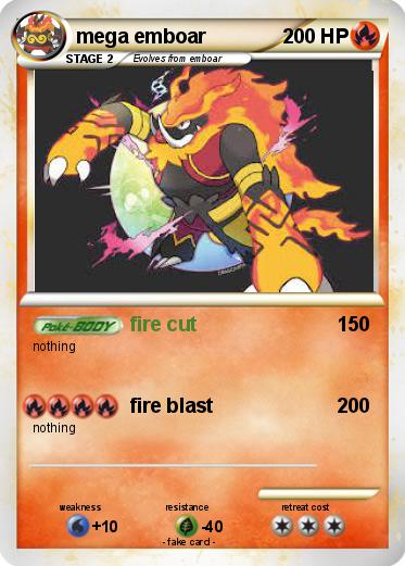 Pokemon mega emboar