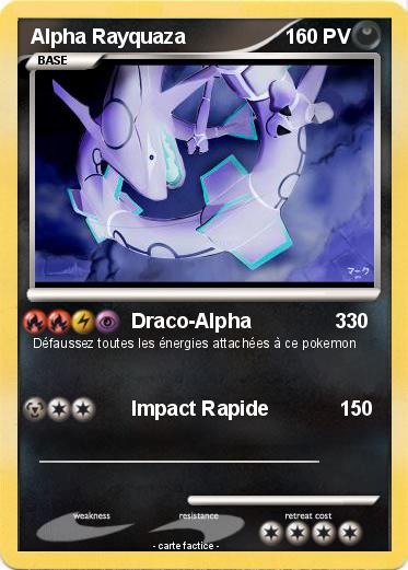 Pokemon Alpha Rayquaza