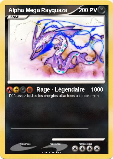 Pokemon Alpha Mega Rayquaza
