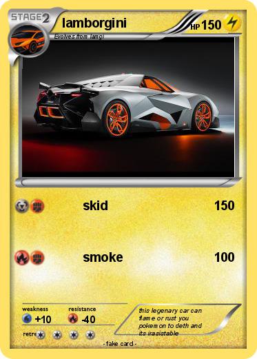 Pokemon lamborgini