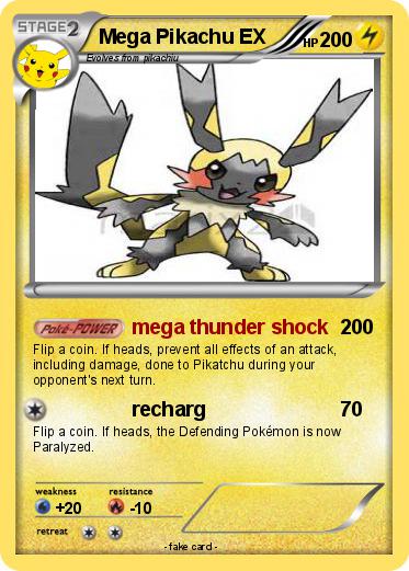 Pokemon Mega Pikachu EX