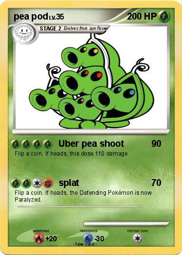 Pokemon pea pod