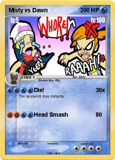 Pokemon Misty vs Dawn
