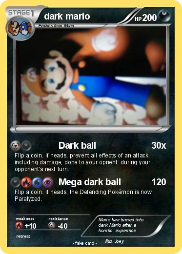 Pokemon dark mario