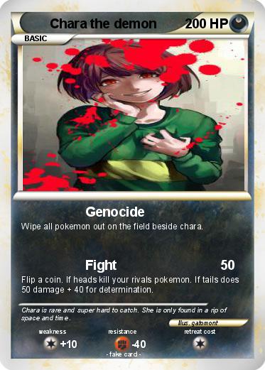 Pokemon Chara the demon