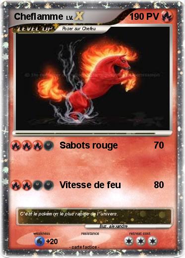 Pokemon Cheflamme