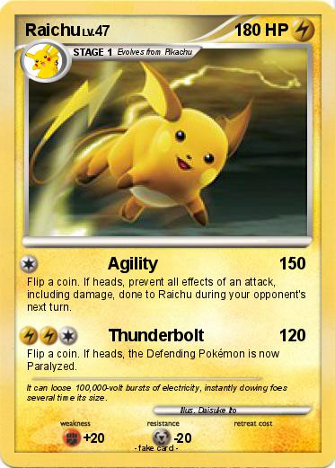 Pokemon Raichu