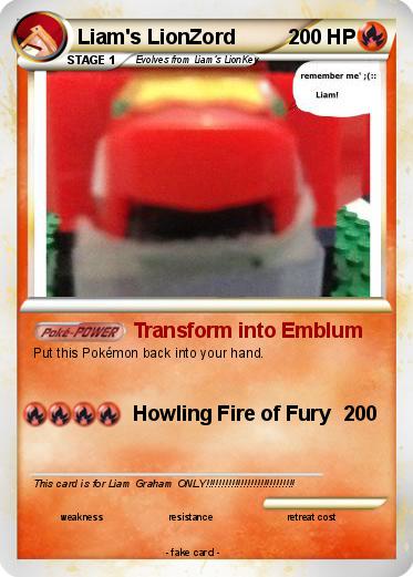 Pokemon Liam's LionZord
