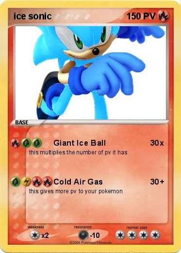 Pokemon ice sonic
