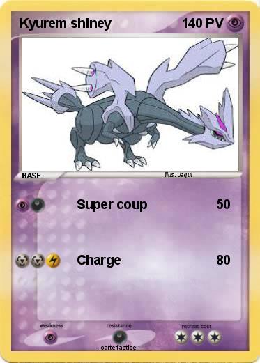 Pokemon Kyurem shiney
