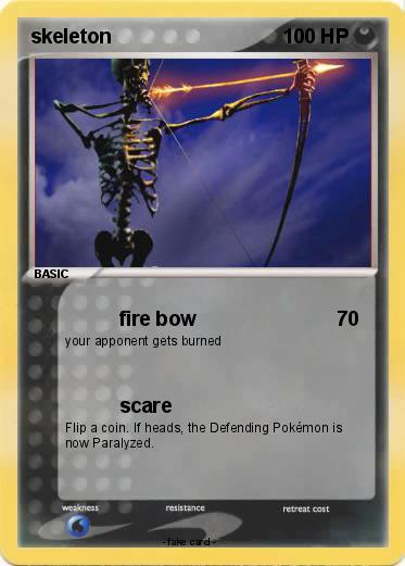 Pokemon skeleton