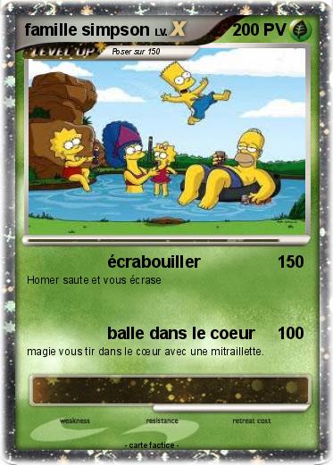Pokemon famille simpson