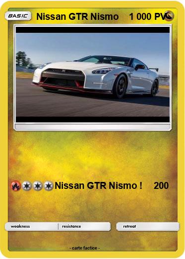 Pokemon Nissan GTR Nismo