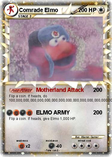 Pokemon Comrade Elmo