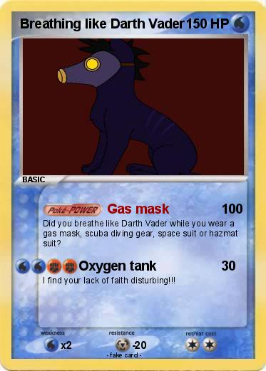 Pokemon Breathing like Darth Vader