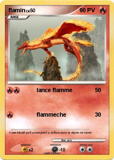 Pokemon flamin