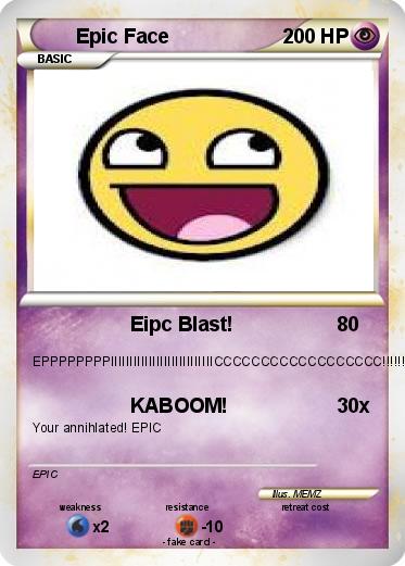 Pokemon Epic Face