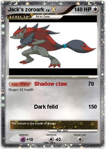 Pokemon Jack's zoroark