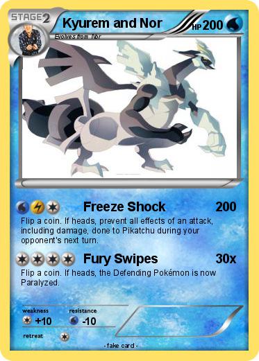 Pokemon Kyurem and Nor