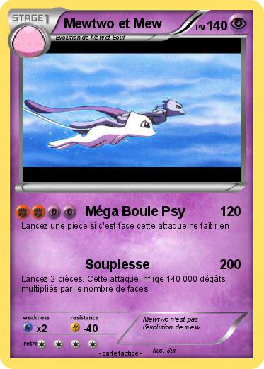 Pokemon Mewtwo et Mew