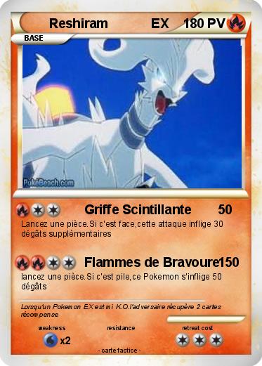 Pokemon Reshiram            EX